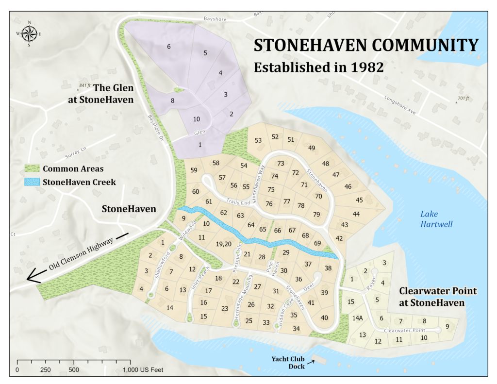 map of stonehaven community